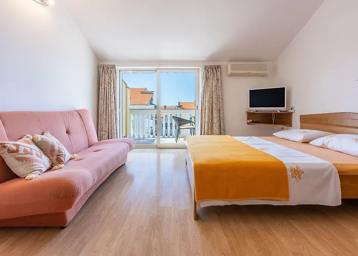 Appartement Helles Studio-apartment Mit Traumhaften Meerblick, Privatparkplatz, Grill